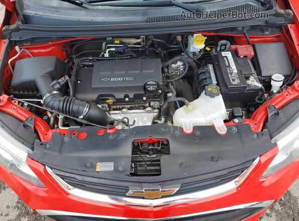 1G1JG6SB6L4122062 2020 CHEVROLET SONIC Red Widok komory silnika