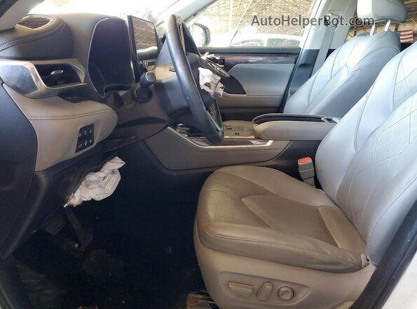 5TDEBRCH7LS002884 2020 TOYOTA HIGHLANDER White Вид панелі приладів