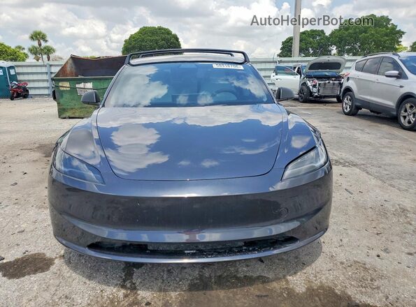 5YJ3E1EA6SF998777 2025 TESLA MODEL 3 Gray Հետևի տեսք