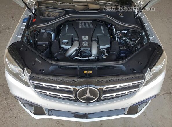 4JGDF7FE0HA872787 2017 MERCEDES-BENZ GLS Silver Vista de la etiqueta del VIN