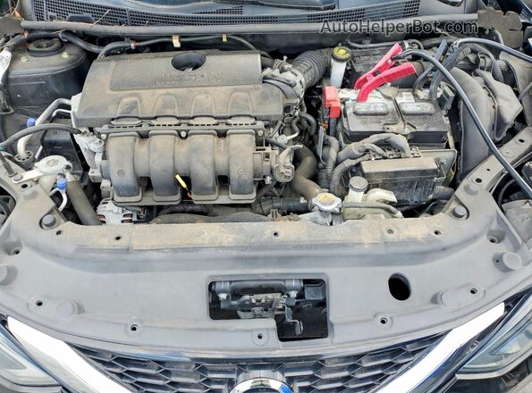 3N1AB7AP9HY339508 2017 NISSAN SENTRA Black Vista del compartimento del motor