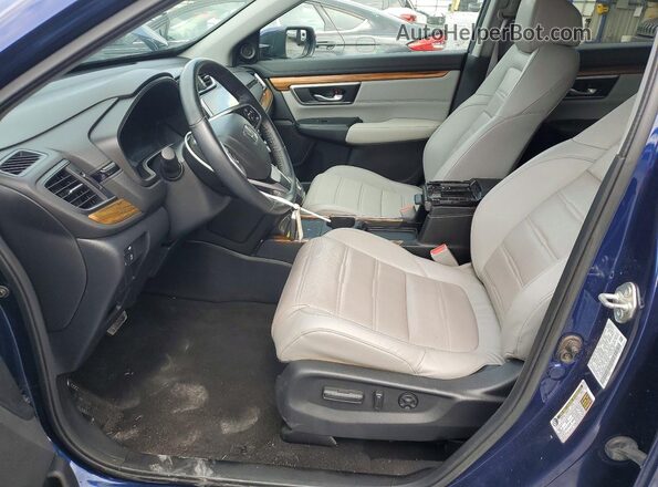 2HKRW2H96LH674942 2020 HONDA CR-V Синий Вид панели приборов