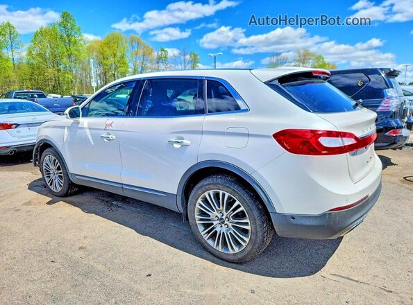 2LMPJ8LR1HBL50588 2017 LINCOLN MKX Белый Задняя правая четверть