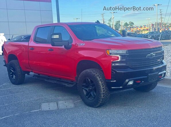 3GCPYFED3MG246645 2021 CHEVROLET SILVERADO Red 