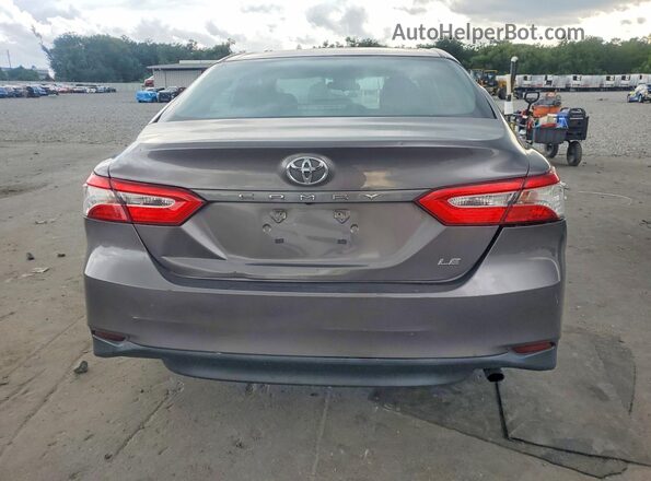4T1B11HK4JU141399 2018 TOYOTA CAMRY Gray 