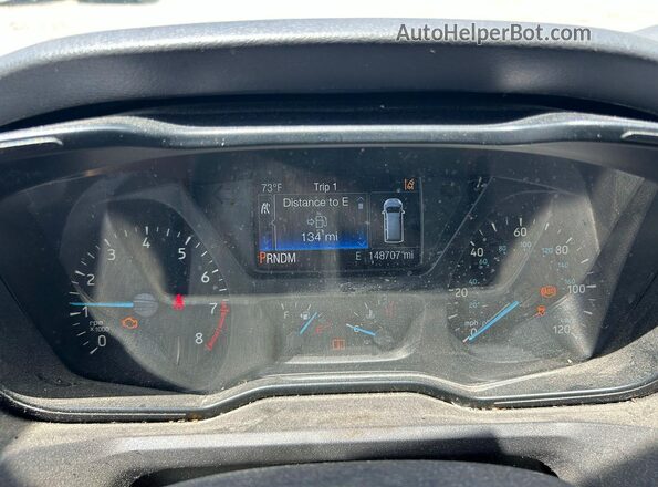 1FTYE1YM7JKA38526 2018 FORD TRANSIT Черный Вид щитка приборов