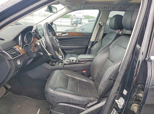 4JGDF6EE2HA755966 2017 MERCEDES-BENZ GLS Black წინა პანელის ხედი