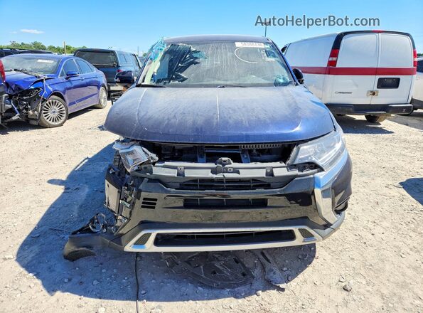 JA4AD3A35KZ035306 2019 MITSUBISHI OUTLANDER Blue უკანა ხედი