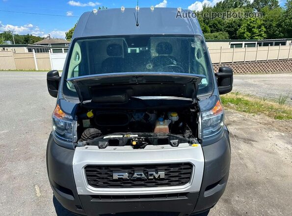 3C6MRVJG5ME563212 2021 RAM PROMASTER Blue Вид панелі приладів