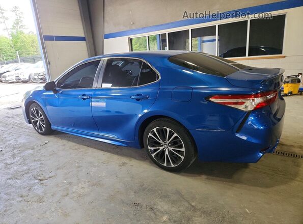 4T1B11HKXJU022398 2018 TOYOTA CAMRY Blue Задня права чверть