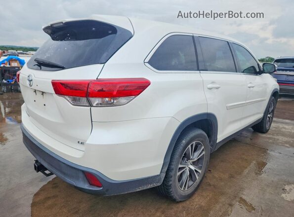 5TDZZRFHXKS308274 2019 TOYOTA HIGHLANDER White Առջևի աջ