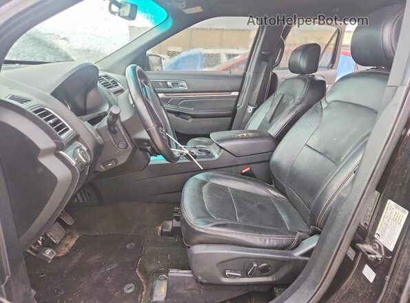 1FM5K7F81GGC85794 2016 FORD EXPLORER Black Widok deski rozdzielczej