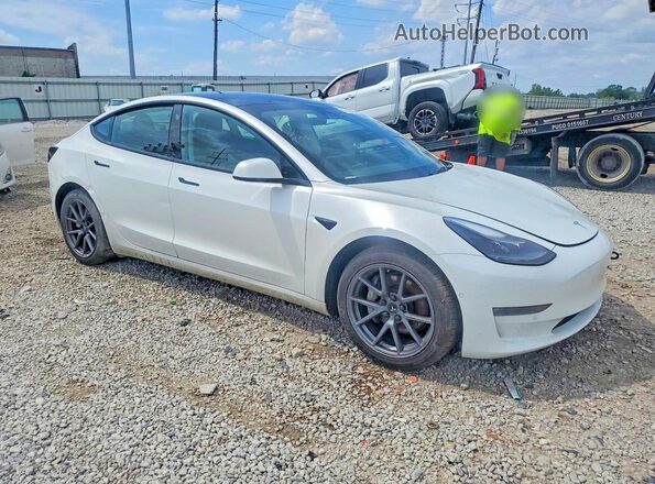5YJ3E1EB1NF315154 2022 TESLA MODEL White 