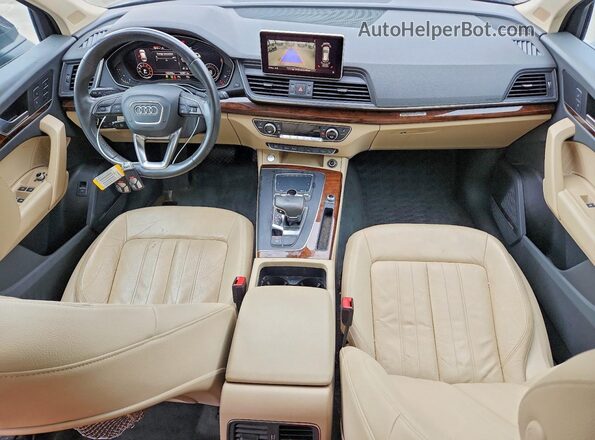 WA1BNAFY9J2002973 2018 AUDI Q5 Black Vista del cuadro de instrumentos