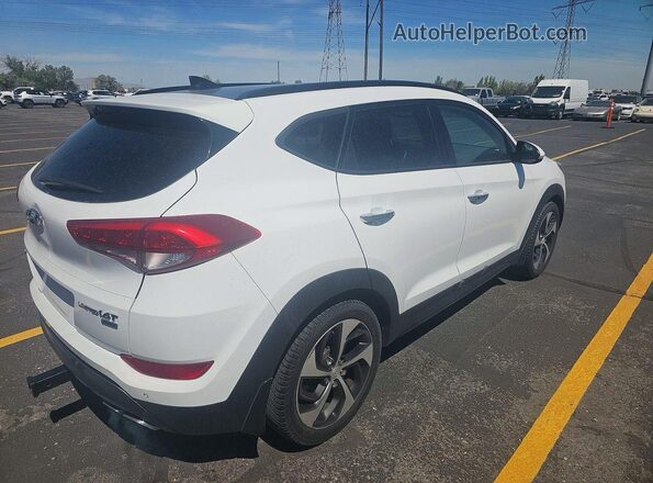 KM8J3CA26GU125385 2016 HYUNDAI TUCSON White Դիմացի տեսք