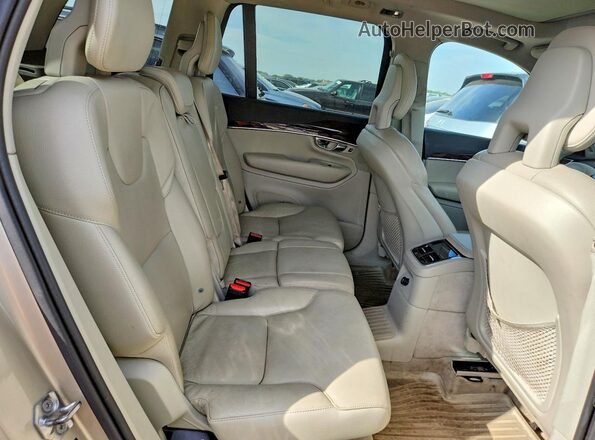 YV4BC0PK7G1053108 2016 VOLVO XC90 Cream Rear interior view