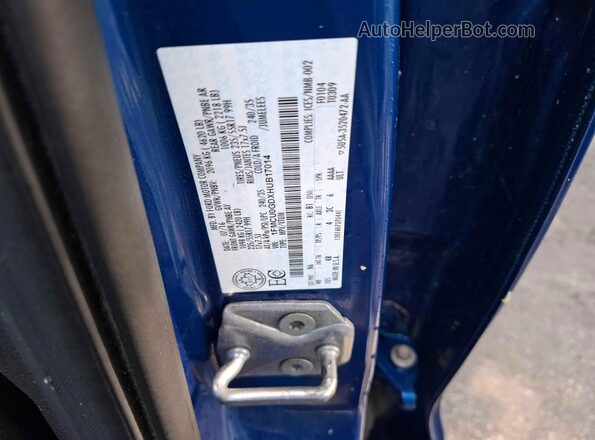 1FMCU0GDXHUB17014 2017 FORD ESCAPE Blue 