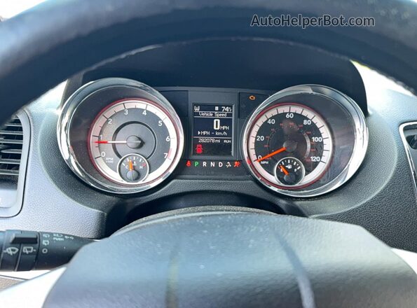 2C4RDGEG2KR693219 2019 DODGE GRAND Blue Instrument cluster view