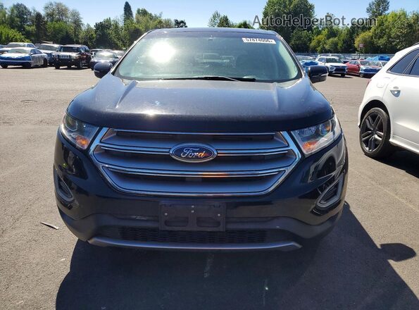 2FMPK3K95JBB68539 2018 FORD EDGE Black უკანა ხედი