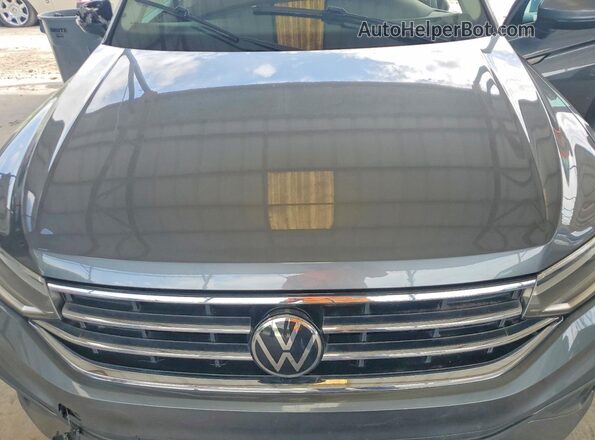 3VV1B7AX2NM159336 2022 VOLKSWAGEN TIGUAN Gray Engine compartment view
