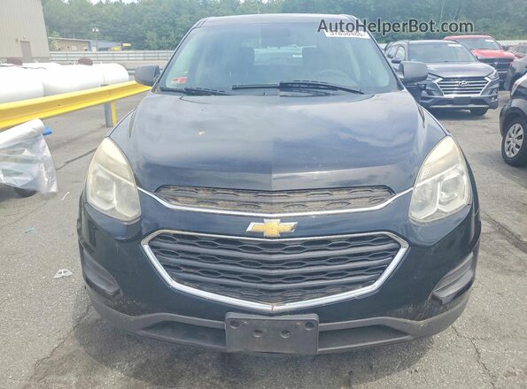 2GNFLEEK1G6264619 2016 CHEVROLET EQUINOX Black Вид ззаду