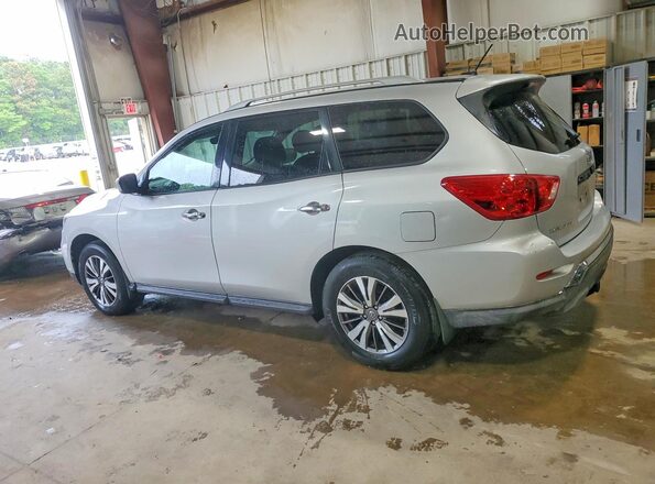 5N1DR2MNXHC606162 2017 NISSAN PATHFINDER Silver Задня права чверть