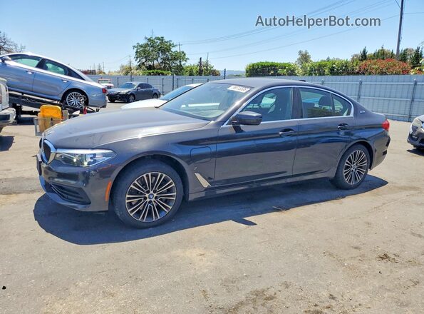 WBAJB1C50KB376391 2019 BMW 5 SERIES Charcoal Հետևի ձախ