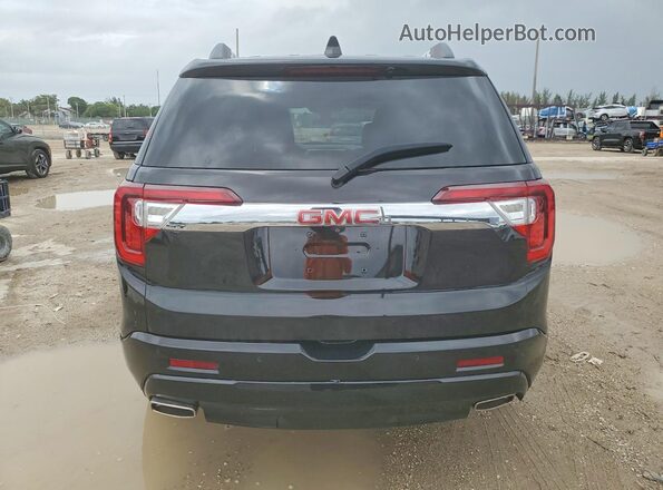 1GKKNPLS1NZ158757 2022 GMC ACADIA Черный Вид салона спереди