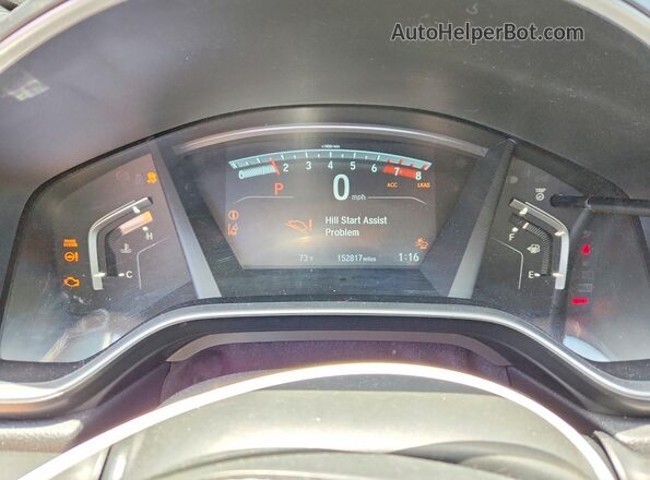 2HKRW2H85HH653708 2017 HONDA CR-V White Vista de los asientos traseros