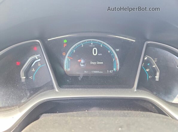 2HGFC2F72JH550638 2018 HONDA CIVIC Gray Вид задніх сидінь