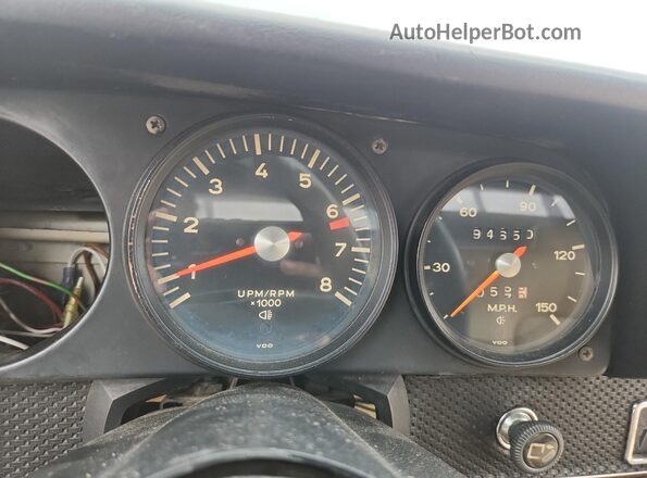 9140432228 1970 PORSCHE 914 Черный Вид щитка приборов