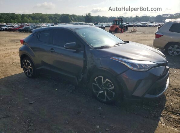 JTNKHMBX6L1077128 2020 TOYOTA C-HR Gray Front view