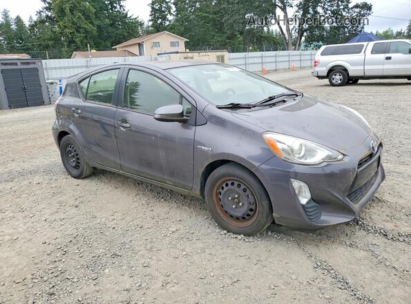 JTDKDTB35G1133069 2016 TOYOTA PRIUS Gray Vista frontal