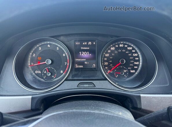 1V2UR2CA3KC548517 2019 VOLKSWAGEN ATLAS Blue Vista del cuadro de instrumentos