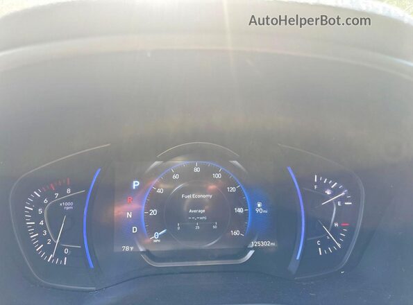 5NMS3CAD2KH040165 2019 HYUNDAI SANTA Gray Vista del cuadro de instrumentos