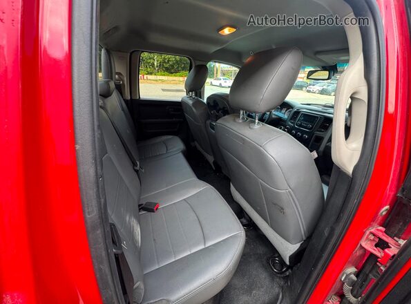 1C6RR6FG2JS272406 2018 RAM 1500 Red წინა სალონის ხედი