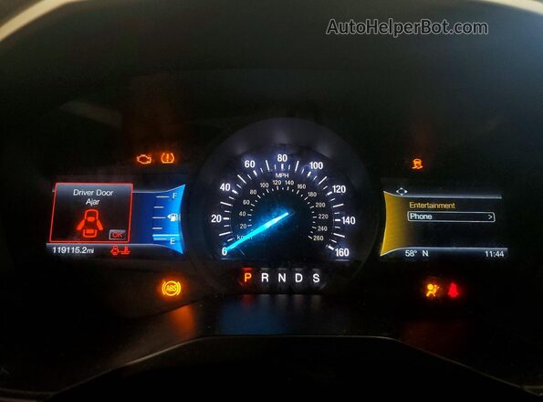 2FMPK4J91LBA28983 2020 FORD EDGE Белый Вид задних сидений