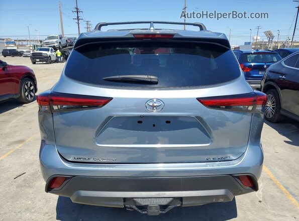 5TDHZRBH2LS038637 2020 TOYOTA HIGHLANDER Blue Սալոնի դիմացի տեսք