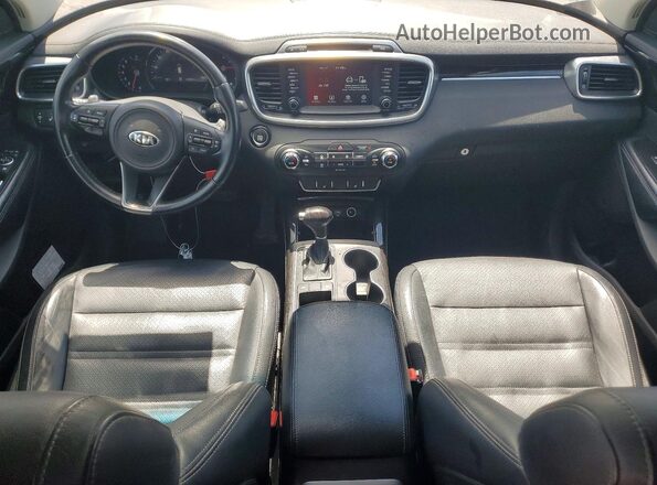 5XYPH4A13HG258797 2017 KIA SORENTO Black Vista del cuadro de instrumentos