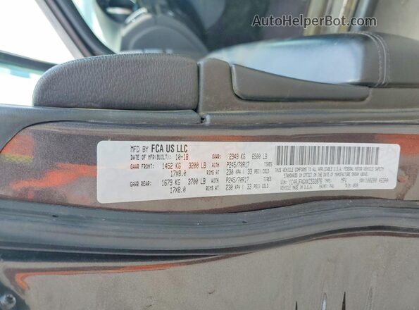 1C4RJFAGXKC532876 2019 JEEP GRAND Серый Панорамный вид салона 360°