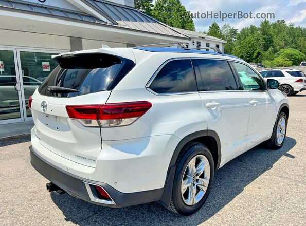5TDDZRFH2JS908604 2018 TOYOTA HIGHLANDER White Vista frontal