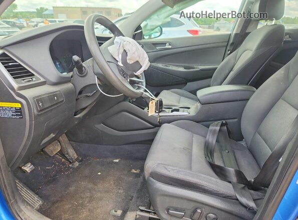 KM8J33A43JU699502 2018 HYUNDAI TUCSON Синий 