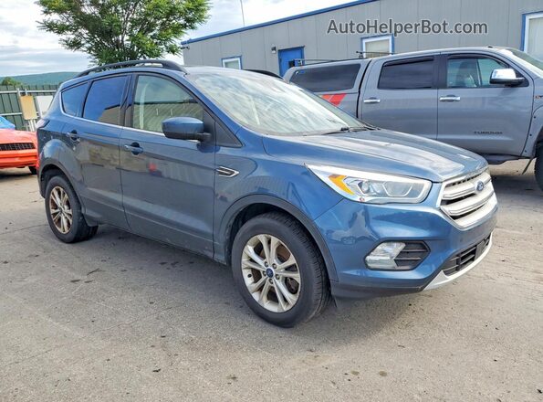 1FMCU9HD9JUA93796 2018 FORD ESCAPE Blue წინა ხედი