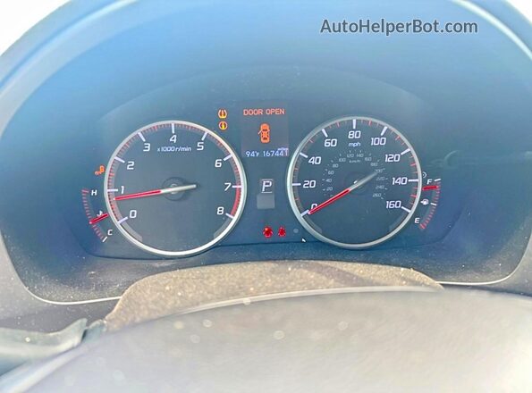 19UDE2F89GA001262 2016 ACURA ILX Black Instrument cluster view