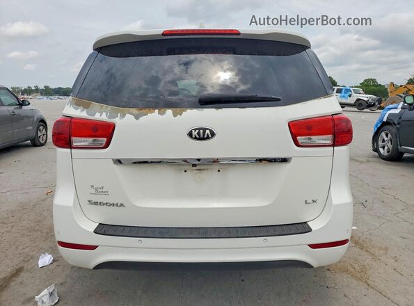 KNDMB5C10G6188300 2016 KIA SEDONA White Սալոնի դիմացի տեսք
