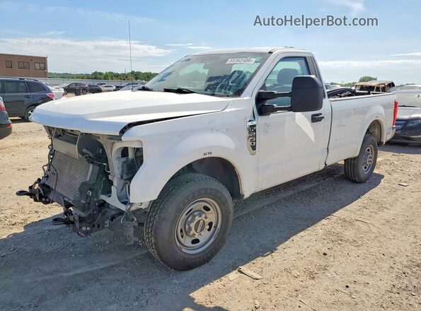 1FTBF2A60MEC72692 2021 FORD F250 White Trasero izquierdo