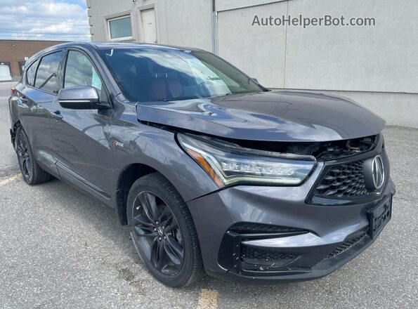 5J8TC2H6XML803557 2021 ACURA RDX Gray 