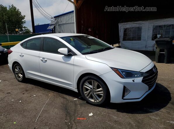 5NPD84LF6LH570853 2020 HYUNDAI ELANTRA White წინა ხედი