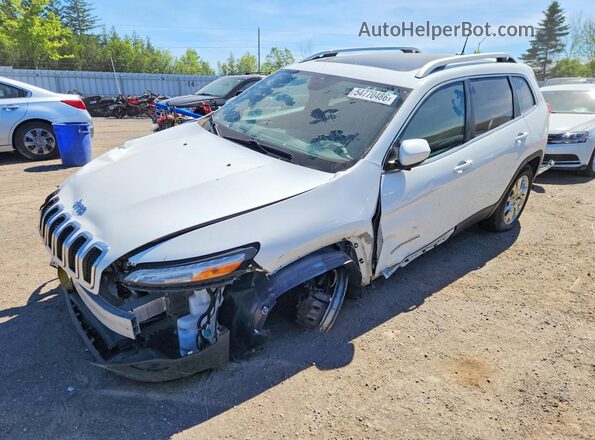 1C4PJMDS5HW598609 2017 JEEP CHEROKEE Белый Задняя левая четверть