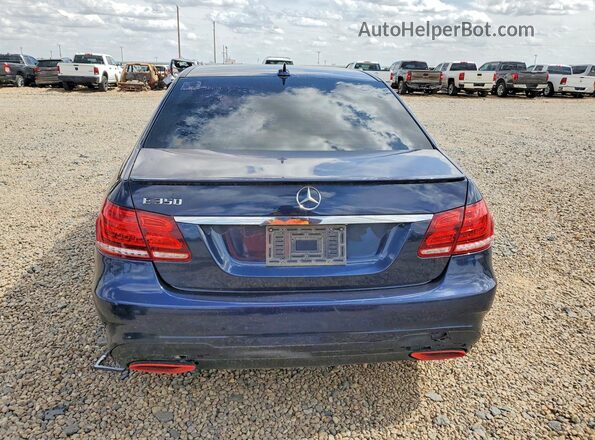WDDHF5KB0GB191369 2016 MERCEDES-BENZ E Синий 